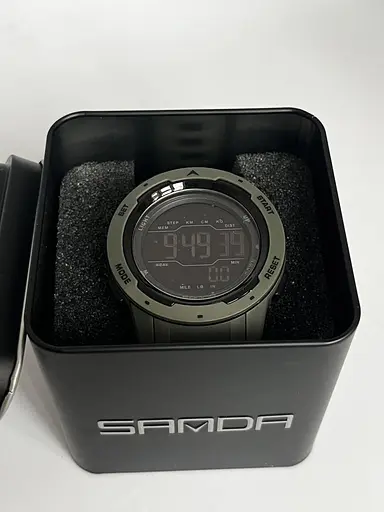 Тактические часы North Edge Mars Pro Black 5Bar Зеленый - фото 3