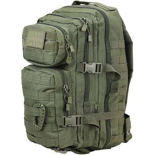 Рюкзак тактический Kombat UK Hex-Stop Small Molle Assault 28L Олива (KB-HSSMAP-OLGR)