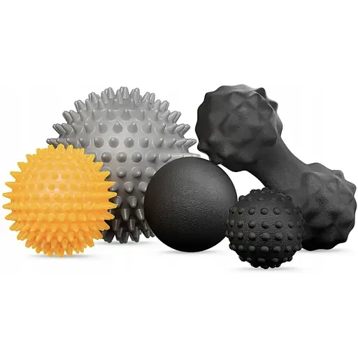 Набор массажных мячей Trex Sport TX-005MSC 5в1 для йоги и фитнеса EPP
