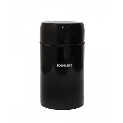 Компактний термос харчовий Edenberg EB-3510 на 1000 мл Чорний - фото 1