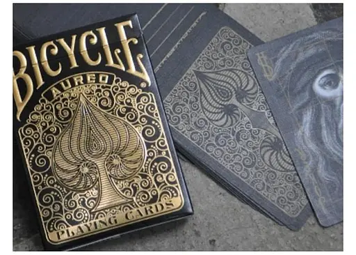 Карти гральні United States Playing Card Company Bicycle Aureo (black) (09409b) - фото 7