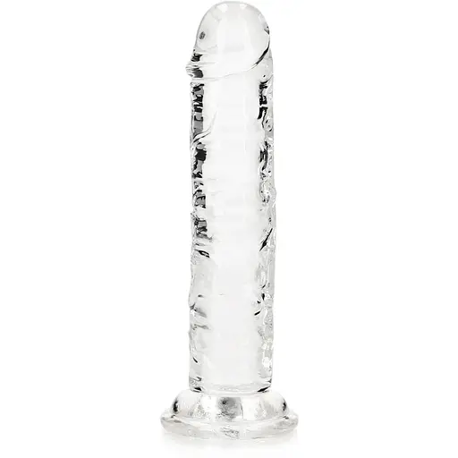 Фаллоимитатор RealRock Crystal Clear Realistic Dildo 6'' 15.5 см прозрачный