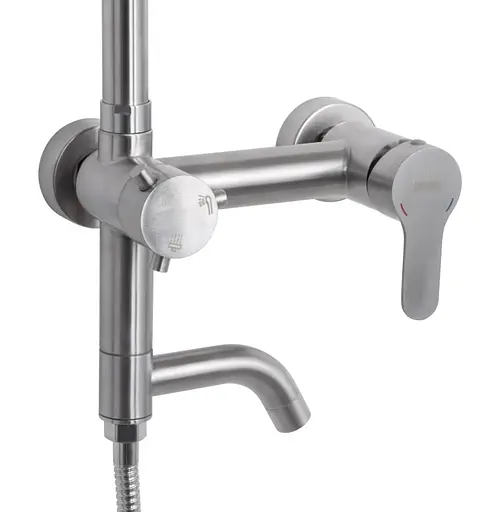 Душевая система универсальная Brinex Pure 1030, Nickel (k35) BRIPUR1030NKL - фото 3