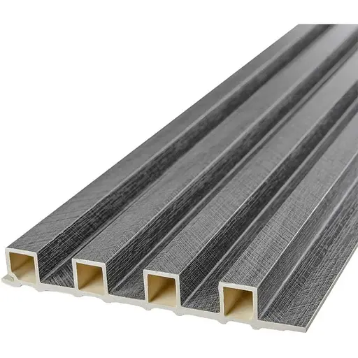 Рейка декоративна Wall Sticker WPC стінова 3000х160х23 мм Вугілля SW-00001534