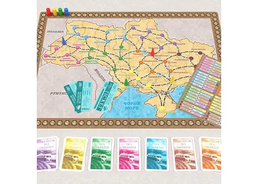 Настільна гра Artos Games Галопом по Україні (укр.) (62118) - фото 5