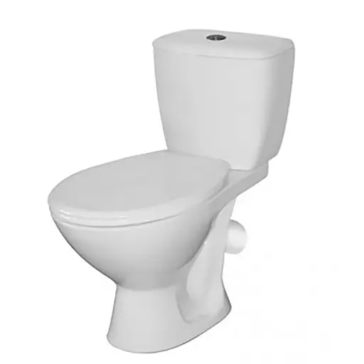 Унитаз-компакт 769 Cersanit Koral 031 3/6 с сиденьем полипропилен металлический крепеж K681-002 - фото 1