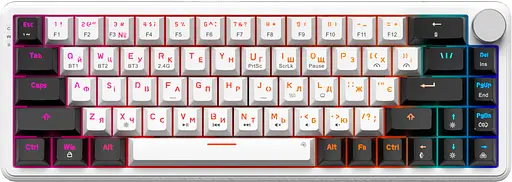 Клавіатура бездротова GamePro Asgard Valhalla MK210W Pro White - фото 3