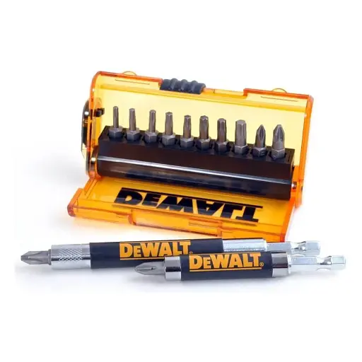 Набір біт DeWalt Torx Philips Pozidriv Ph1, Ph2, Pz2, T10, T15, T20, T25, T30 L=25 мм 14 шт. (DT71570) - фото 3