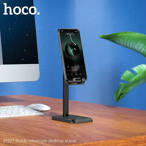 Тримач Hoco Stable telecopic desktop stand PH27 чорний - фото 4