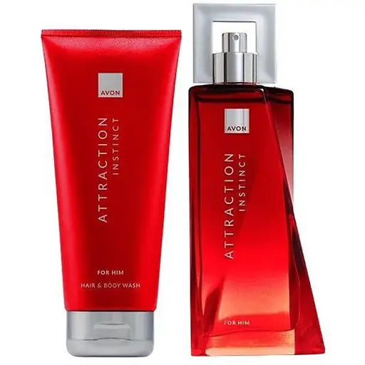 Набір Avon Attraction Instinct для Нього edt/75ml + sh/gel/200 мл (494693392) - фото 1