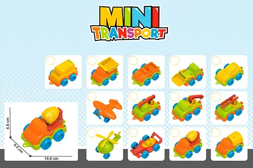 Игрушка "Транспорт Мини ТехноК" 5897 Технокомп Микс - фото 4