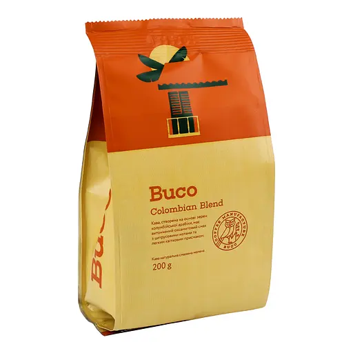 Кава мелена натуральна Buco Colombian coffee смажена 200 г (921806) - фото 2