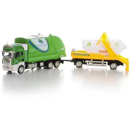 Игрушечный мусоровоз прицепом IM307