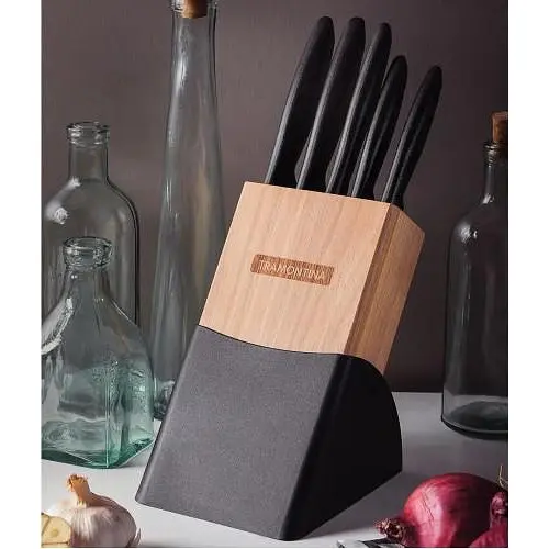 Набор ножей из 6 предметов Tramontina Plenus Black (23498/028) - фото 3