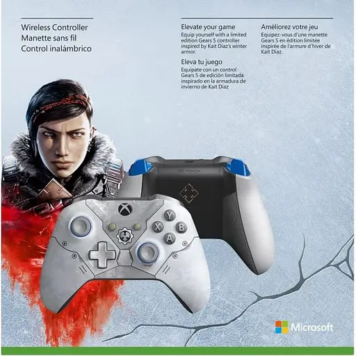 Microsoft Xbox One S Wireless Controller with Bluetooth Limited Edition (Gears 5: Кейт Диаз) - фото 6