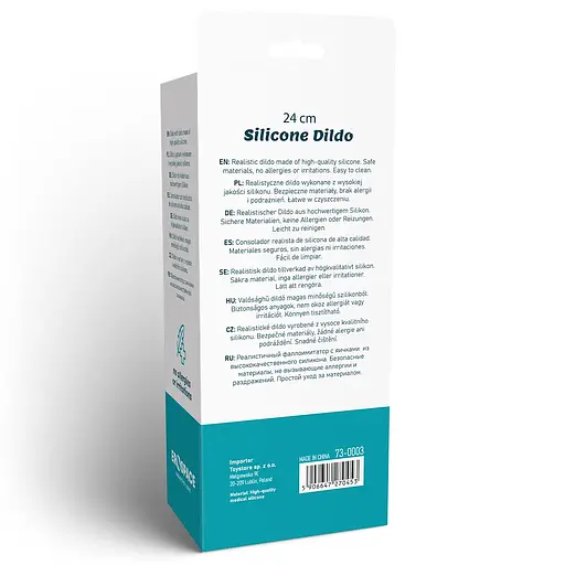 Фалоімітатор Erospace Natural Play D3 24 см тілесний - фото 9