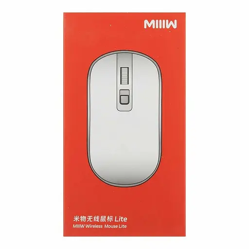 Миша бездротова Xiaomi MiiiW Wireless Mute Mouse Lite PM21 (MW23M21) біла - фото 4