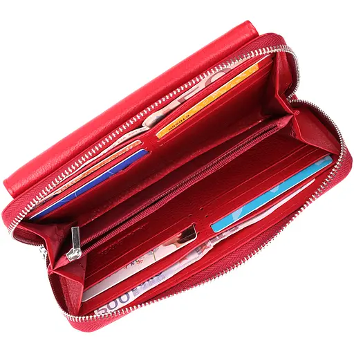 Кожаный женский кошелек ST Leather 20х10.5х2.5 см acs0028460 - фото 5