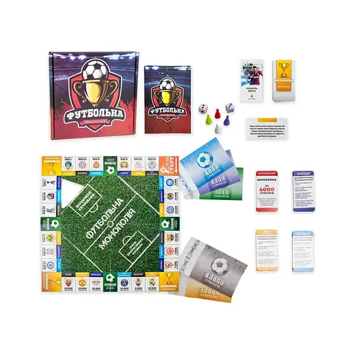 Настольная игра "Футбольная Монополия" Strateg 716 развлекательная экономическая - фото 2