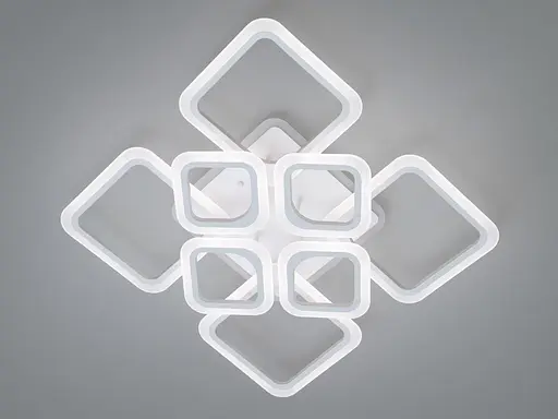 Светодиодная люстра Серия 8060 белая с пультом диммером 145W - фото 2