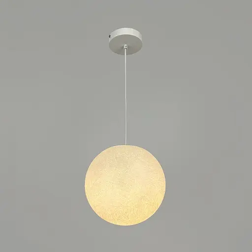 Підвісний білий світильник куля Ø 25 см | Line F | Арт. SGJ26-250 - фото 6