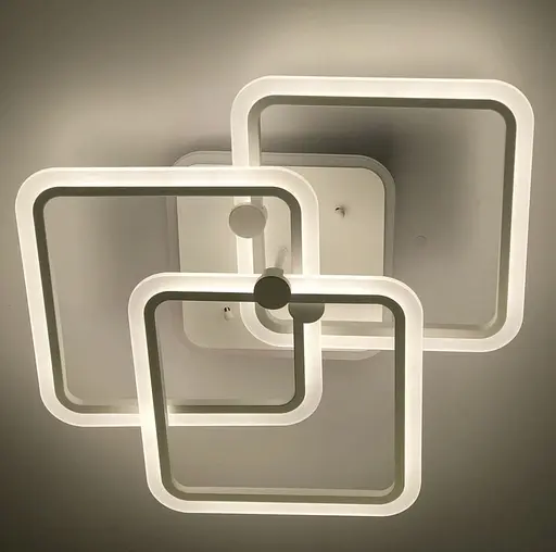 Потолочная люстра LED на 3 рожка Line.F RGB подсветка Нет - фото 7