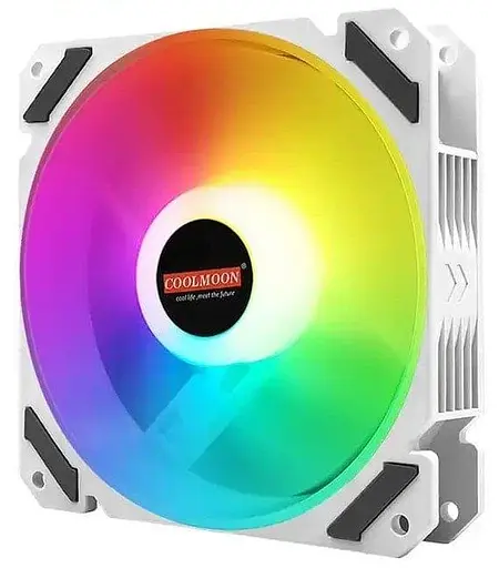 Вентилятор Coolmoon 120мм CM-NORTHWIND Forward (CM-NORTHWIND-F) White - фото 3