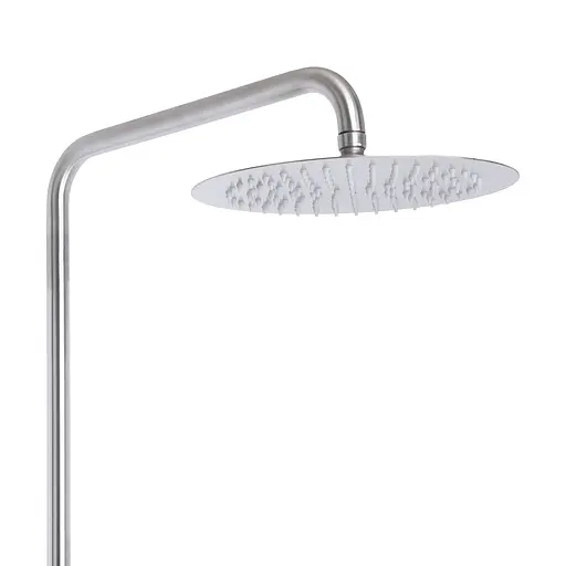 Душова стійка універсальна Lidz Aria 1120 на два споживача LDARI1120NKS46112 Nickel, Нержавіюча сталь - фото 5