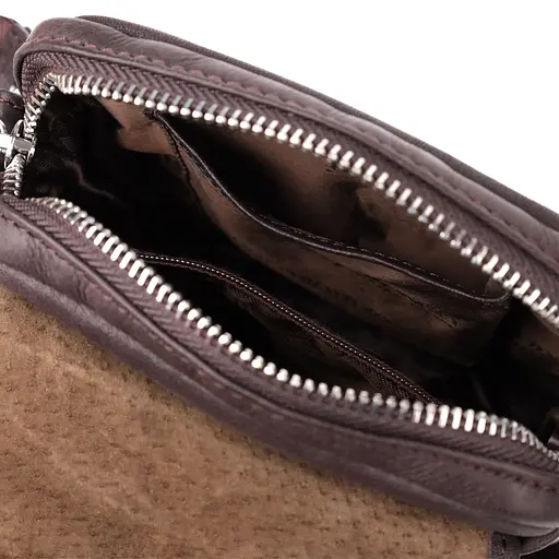 Сумка Tony Perotti из матовой зернистой натуральной кожи 14.5х16х3.5 см sum0028954 - фото 7