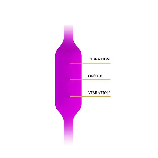 Вібратор Pretty Love Dream Lovers Whip 65,5 см (фіолетовий) - фото 14