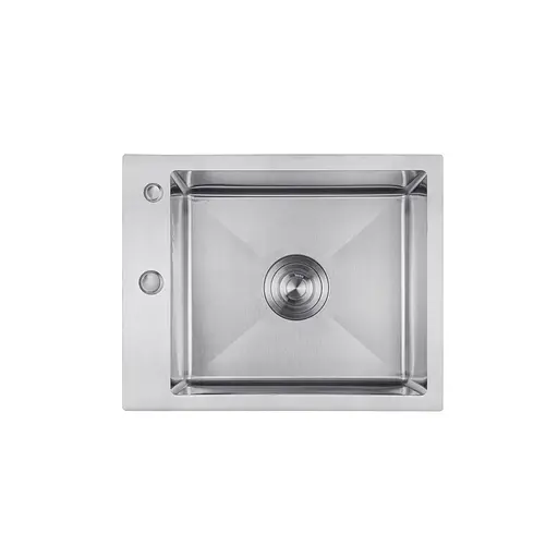 Кухонная мойка Kroner KRP Gebürstet - 4050HM (3,0/1,0 мм) CV029164, Нержавеющая сталь - фото 1