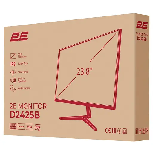 Монитор 23.8" 2E D2425B FHD IPS 100Hz (2E-D2425B-01.EU) - фото 14