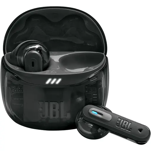 Наушники JBL TWS Tune Flex 2 Ghost Black (JBLTFLEX2GBLK) - фото 1