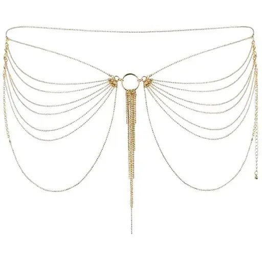 Цепочка на трусики или лиф Bijoux Indiscrets Magnifique Waist Chain украшение на тело Gold