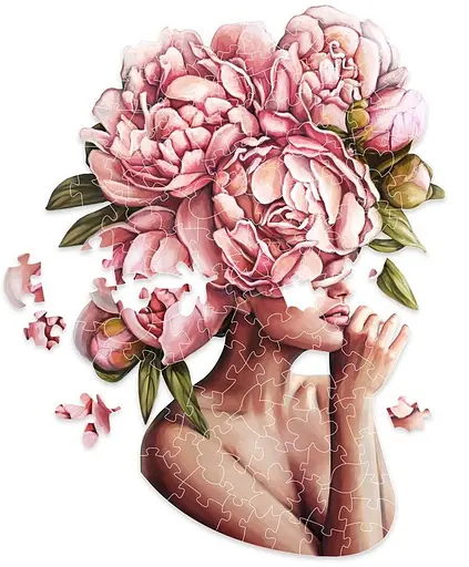 Дерев’яний пазл в коробці Дотик піонів - фото 1