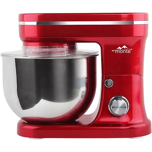 Тестомис Monte MT-2550, 3400Вт, 5л красный - фото 2