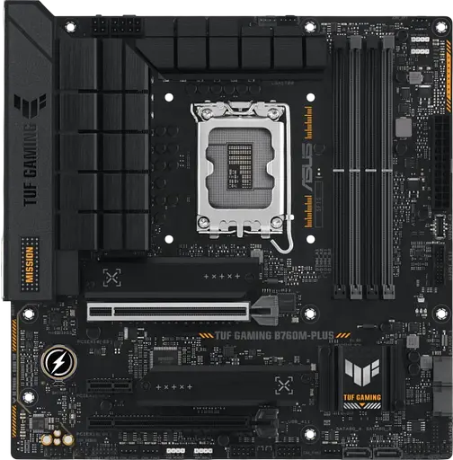 Материнская плата Asus B760M-Plus TUF Gaming LGA 1700 (TUF GAMING B760M-PLUS) - фото 1