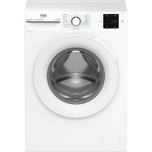 Стиральная машина Beko BM1WFSU37233WW 7 кг инвертор пар - фото 1