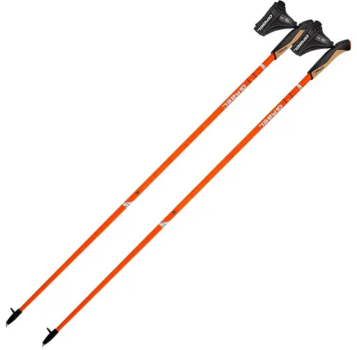 Палиці для скандинавської ходьби Gabel X-1.35 Active Knife Red/Orange 125 (7009361151250) (DAS302698) - фото 1