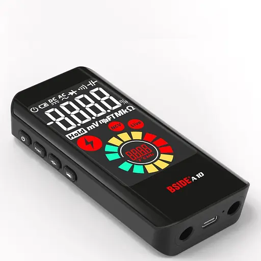 Мультиметр цифровой умный автоматический нового поколения BSIDE A10 с большим 3,2" дюймовым LCD экраном (100787) - фото 2