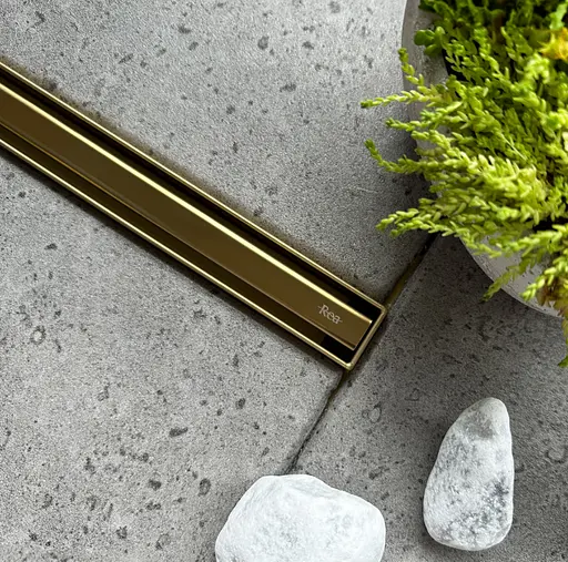 Трап для душу Rea Neox 100 Slim Pro gold REA-G5804 - фото 2