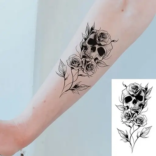 Набор детских временных тату Черные мини №5 black-tattoo-mini-set-5-T - фото 6