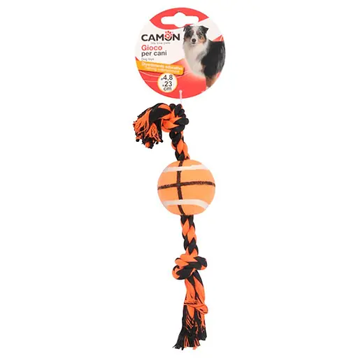 Игрушка для собак Camon канат грейфер со спортивными мячами в ассортименте - фото 3