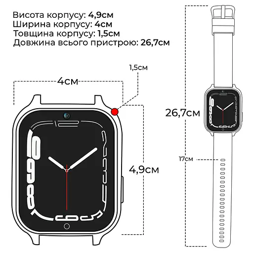 Детские GPS часы JETIX DF100 Pro Kids с виброзвонком, 4G видеозвонком и фонариком (Blue) - фото 8