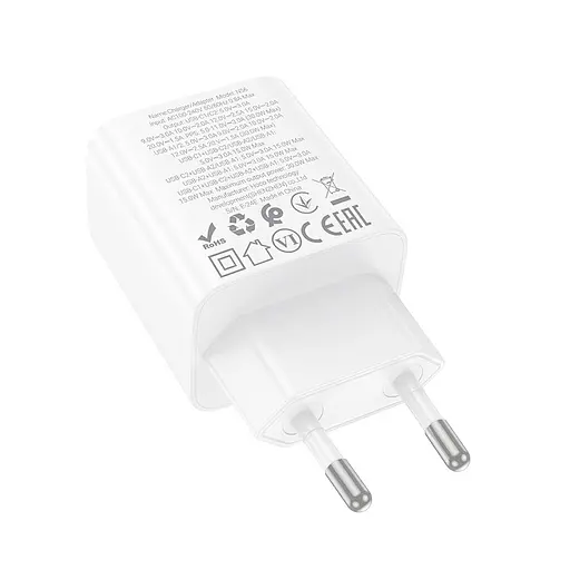 МЗП Hoco N56 Fundador PD30W four-port (2USB-A/2C) White - фото 2