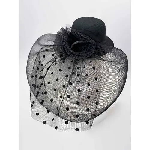 Шляпка-мини Мона VIP два цветка - фото 1