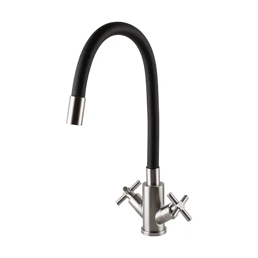 Смеситель для кухни Globus Lux Dukat SD4-203SB Черный матовый - фото 1