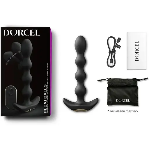 Анальний вібратор-буси Dorcel Flexi Balls гнучкий стовбур пульт ДУ - фото 7