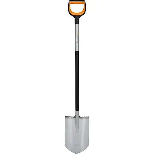 Лопата штыковая заостренная Fiskars Xact™ 120 см со школой (1066729) - фото 1