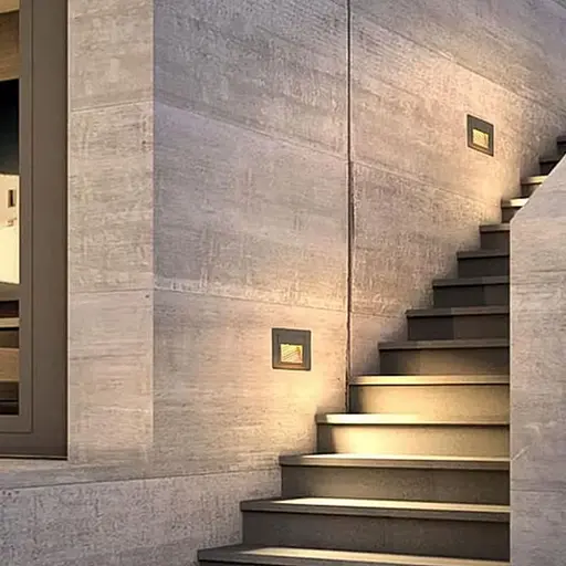 Светильник для лестницы в черном корпусе 100х55 мм | Line F | Арт. 10014 - фото 1